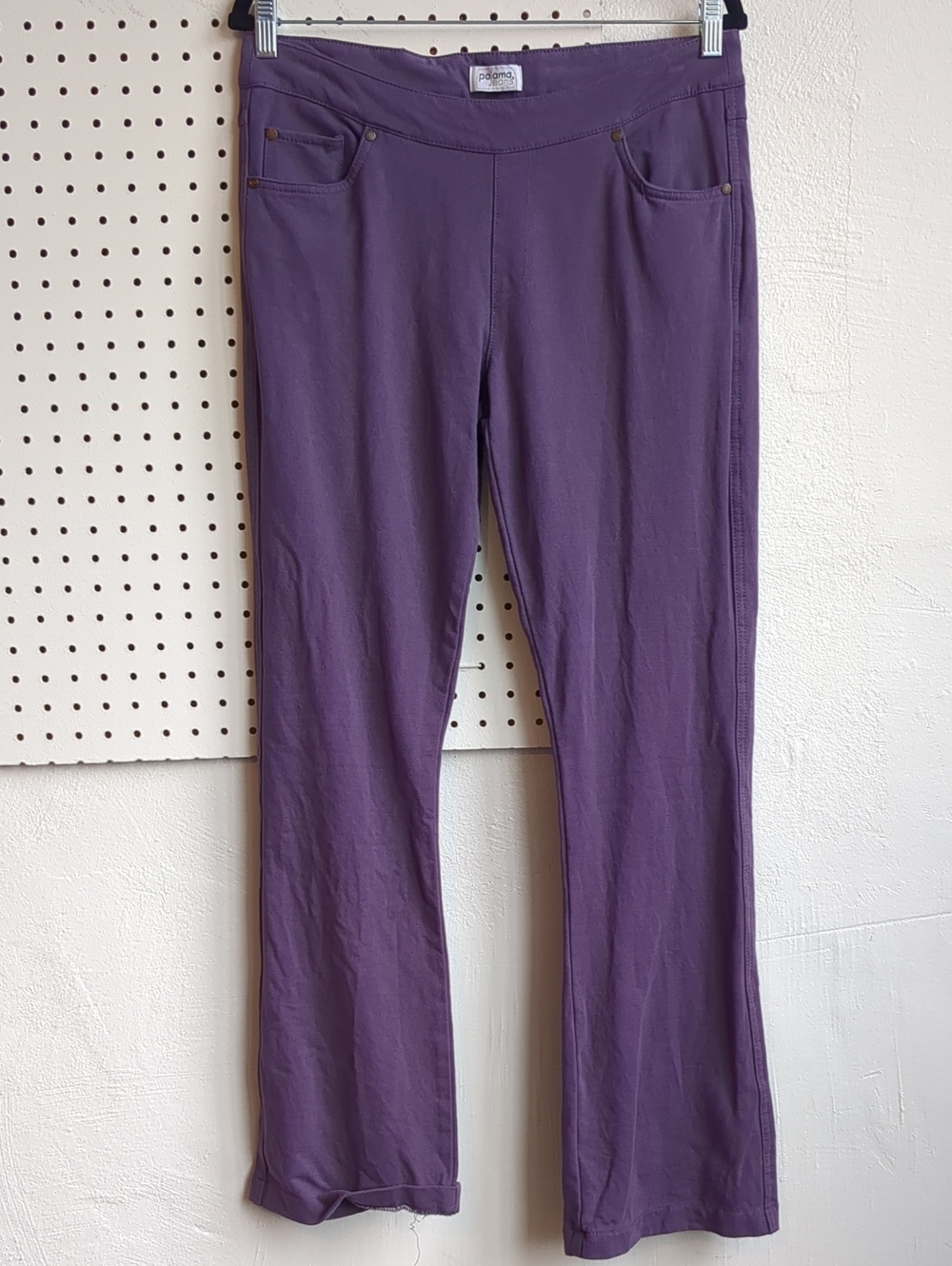 Prana Purple Boot-Cut Stretch Pants